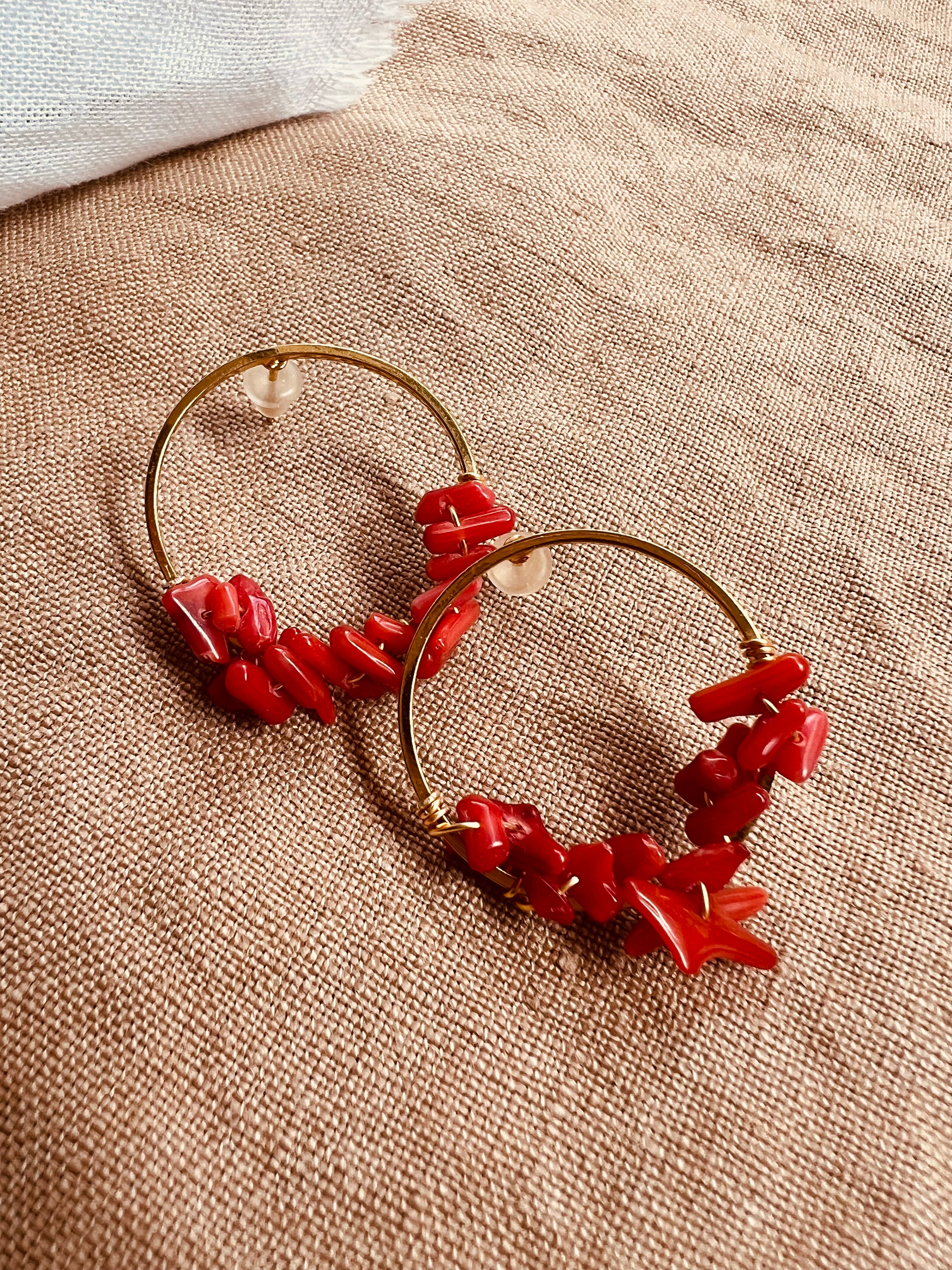 Boucles corail